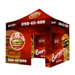 10x10 Custom Canopy Tent Food Canopy Booth