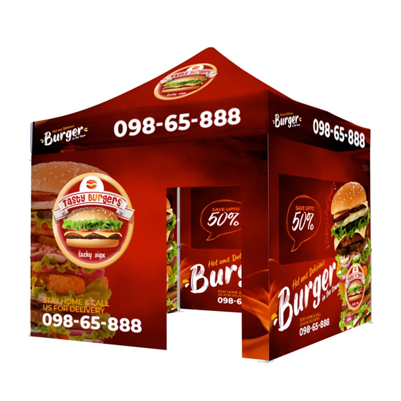 10x10 Custom Canopy Tent Food Canopy Booth