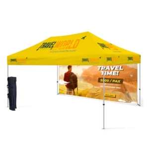 10x15 Custom Canopy Tent Backdrop Booth